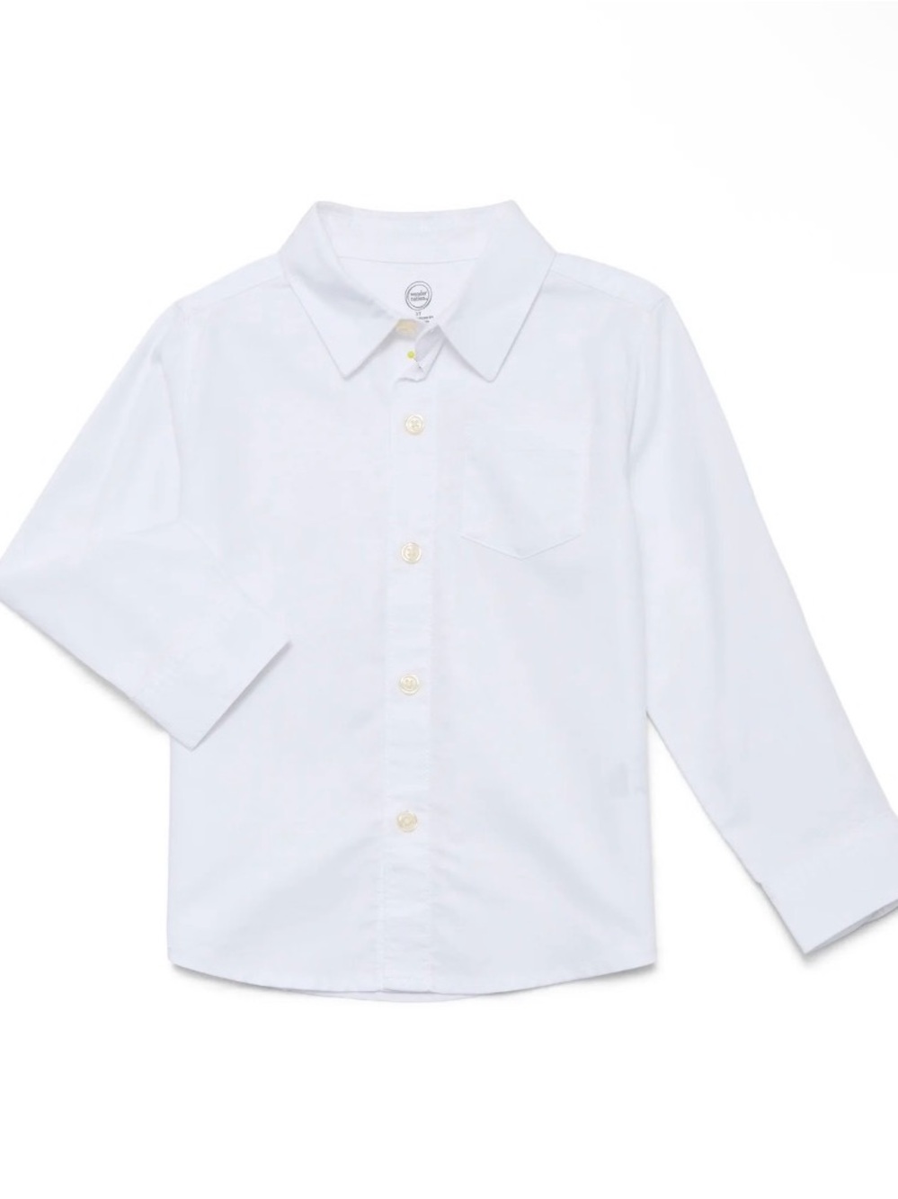 Classic White Button-Down Shirt for Kids - Stylish Everyday Top